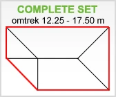 PVC Dakgoot Vijfhoekig Dak GD16 Bruin 12.25-17.5 m - Afbeelding 2