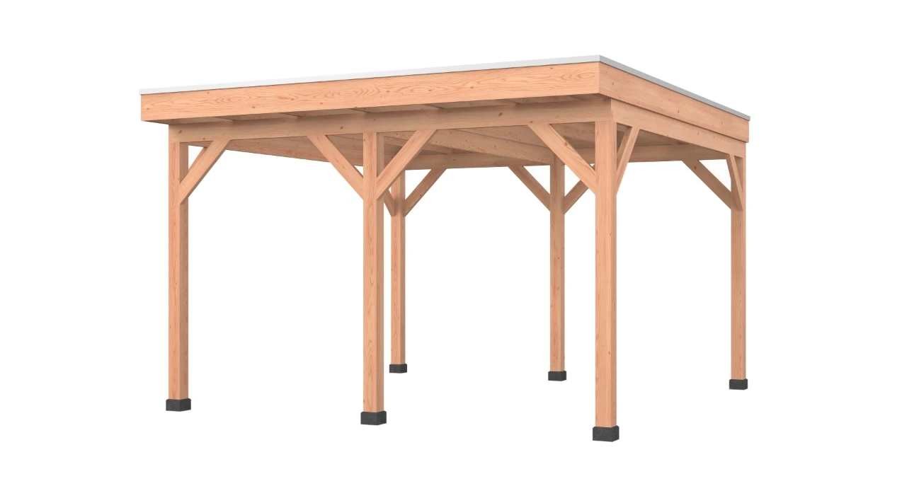 Douglas overkapping, 400 x 400, Westwood Comfort - Afbeelding 1