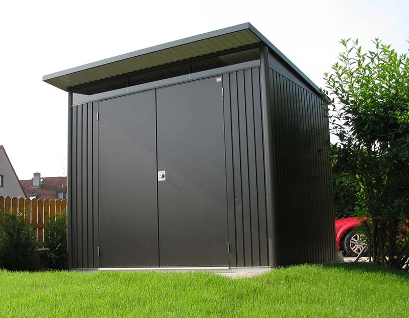 Biohort Berging Avantgarde met Enkele Deur Donkergrijs - 180 x 220 x 218 cm - Afbeelding 6