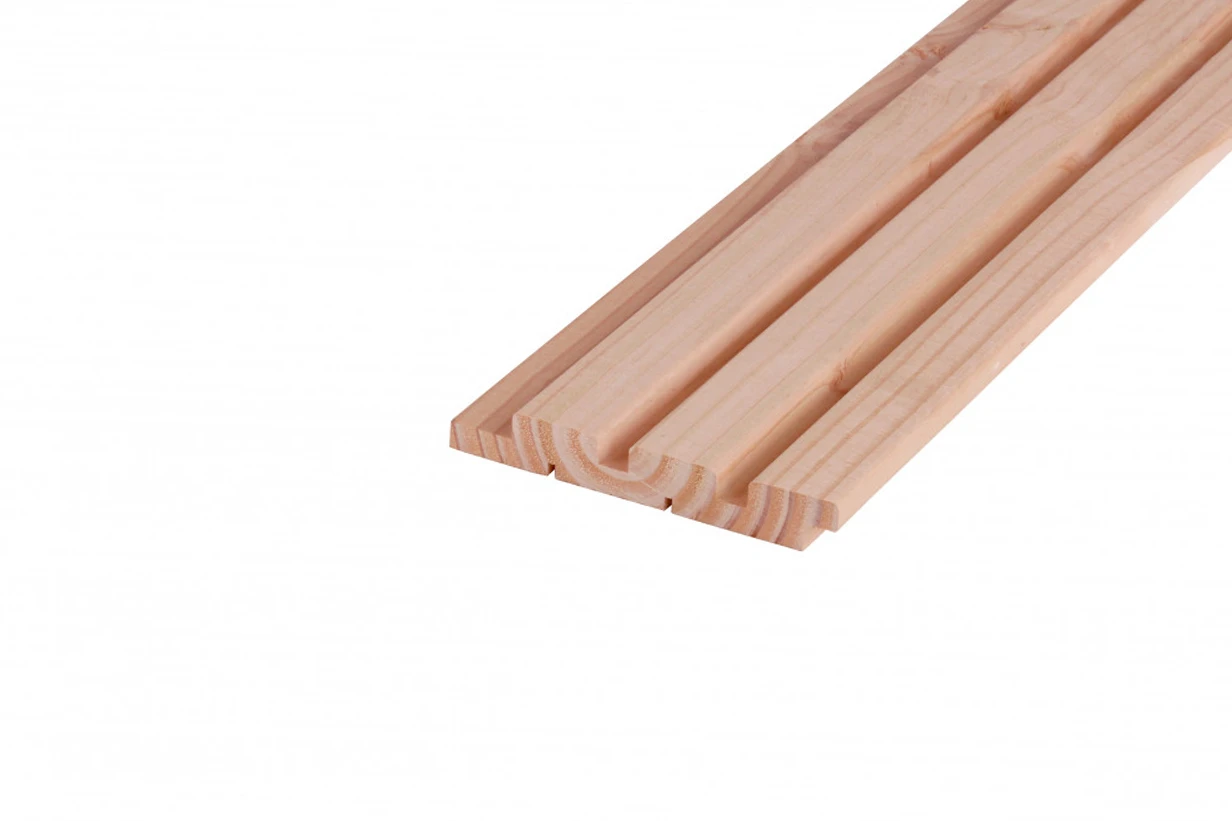 Douglas Rhombusprofielplank Triple 2.2 x 14.5 cm (22 x 145 mm) - Lengte 500 cm - Afbeelding 2