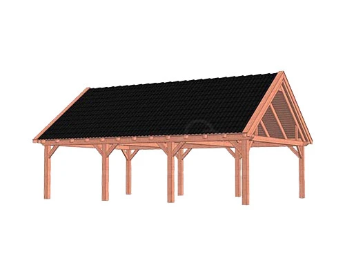 Trendhout Douglas Overkapping Zadeldak XXL 950 x 700 cm - Afbeelding 1