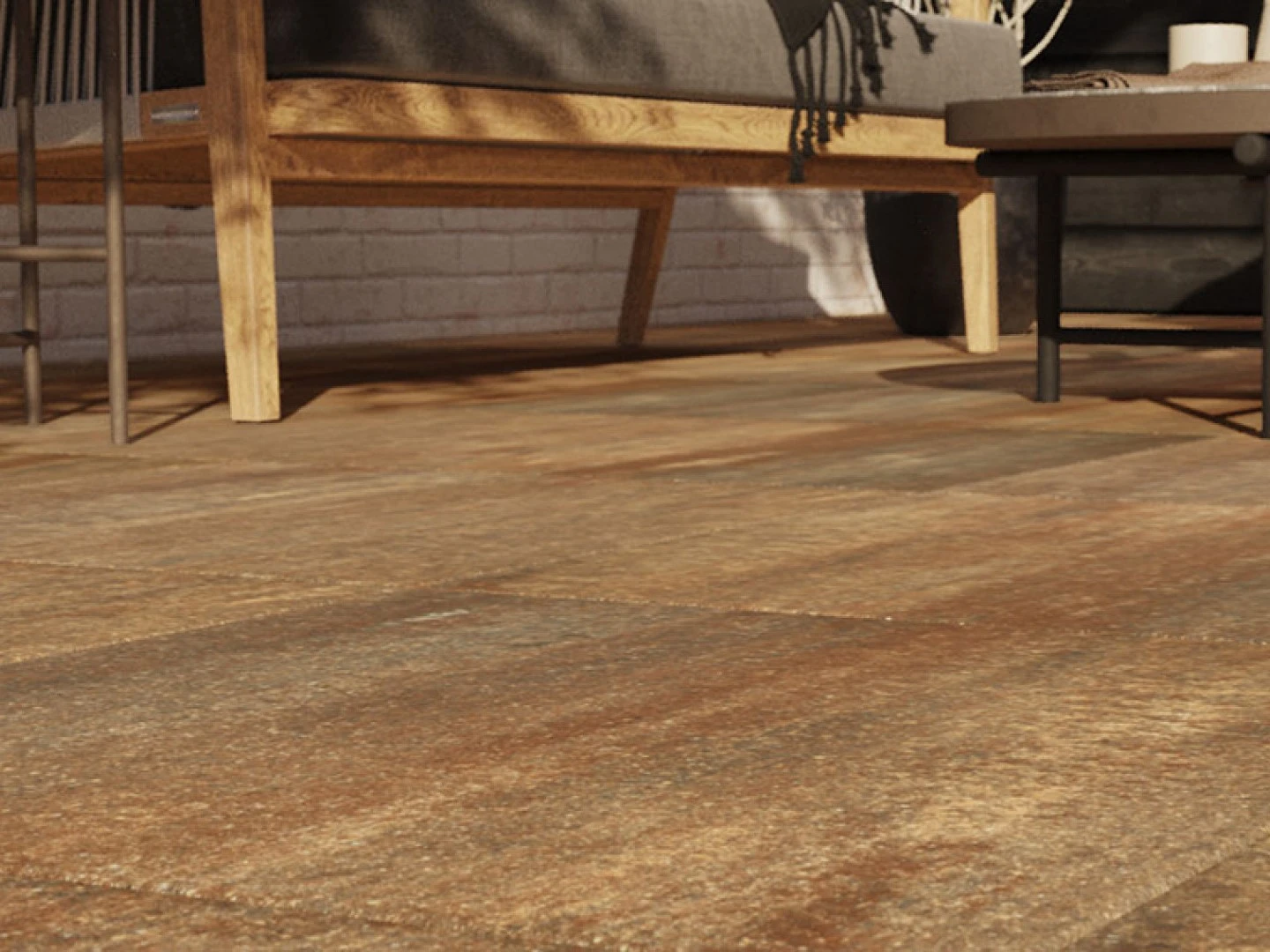 Betontegel Terrasplus Omber 4 x 60 cm (40 x 600 mm) - Lengte 60 cm - Afbeelding 3