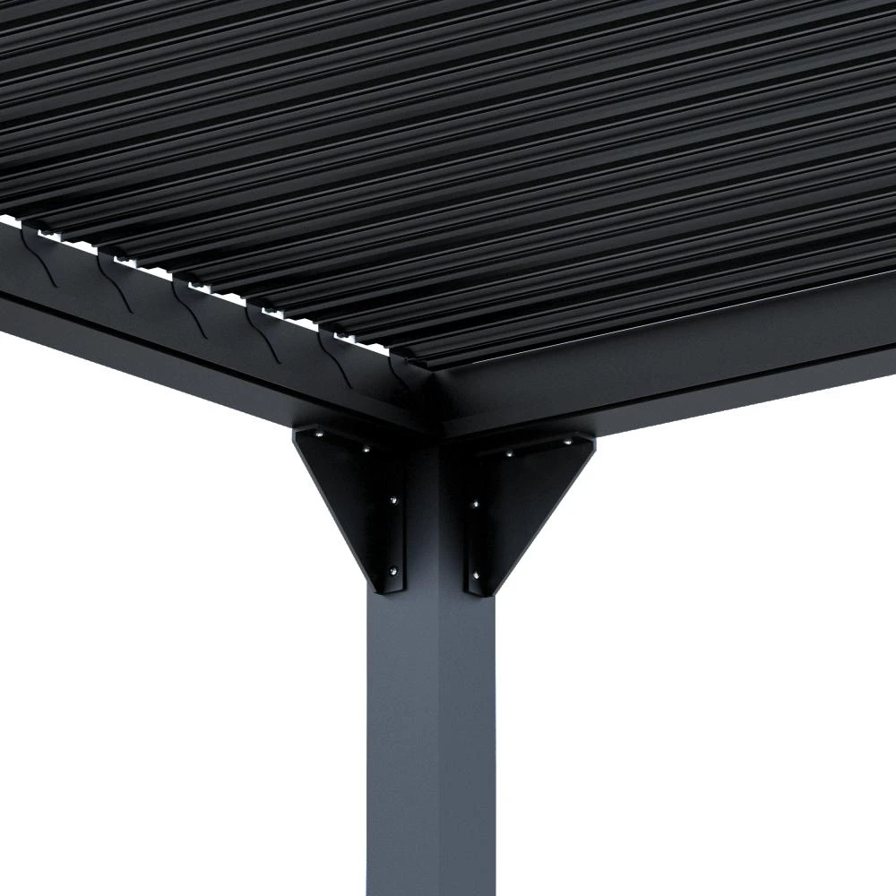 Aluminium Pergola met Lamellen Aan Huis 400 x 300 cm - Afbeelding 3