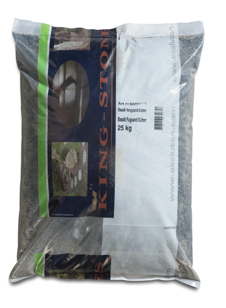 Excluton Basalt Voegzand 0-2 mm 25 kg - Afbeelding 1