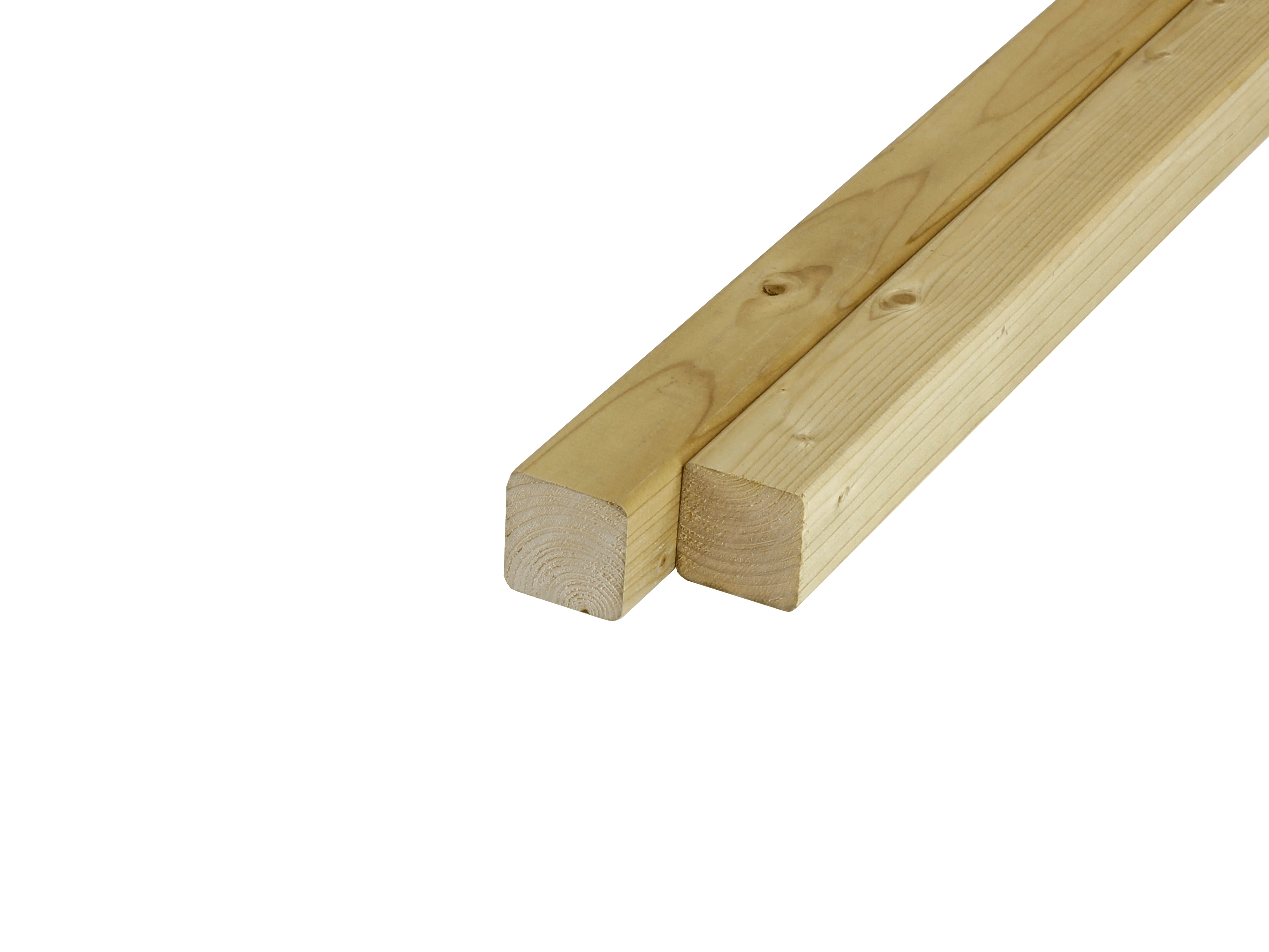 Vuren Regel 4.5 x 4.5 cm (45 x 45 mm) Geschaafd Geïmpregneerd - Lengte 300 cm - Afbeelding 4