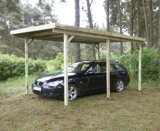 Woodlands Carport Basic Enkel 300 x 600 cm - Afbeelding 1