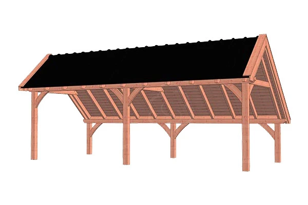 Trendhout Douglas Kapschuur De Hoeve XL 770 x 380 cm - Afbeelding 1