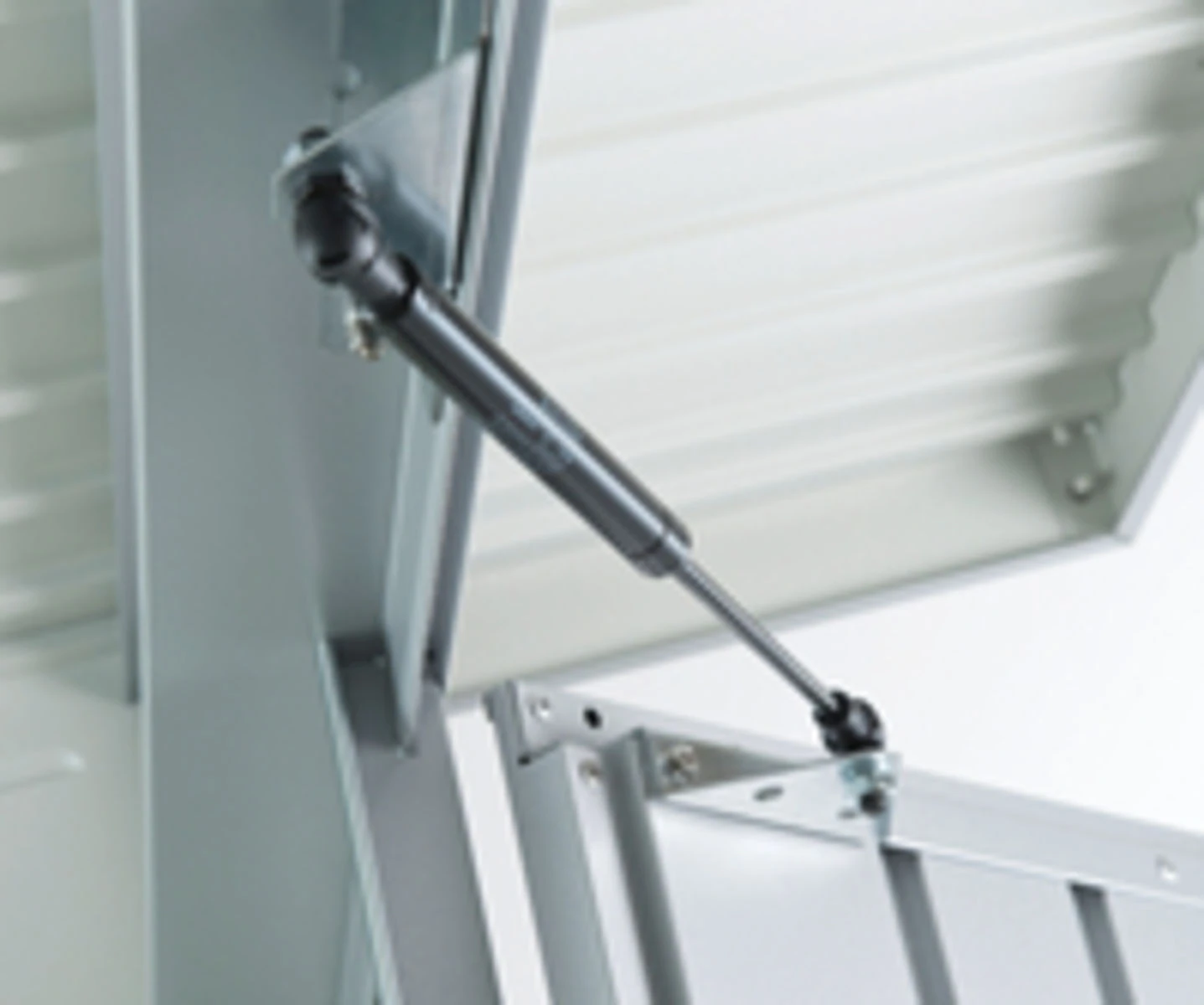 Biohort Berging Avantgarde Enkele Deur Zilver 180 x 220 x 218 cm - Afbeelding 5