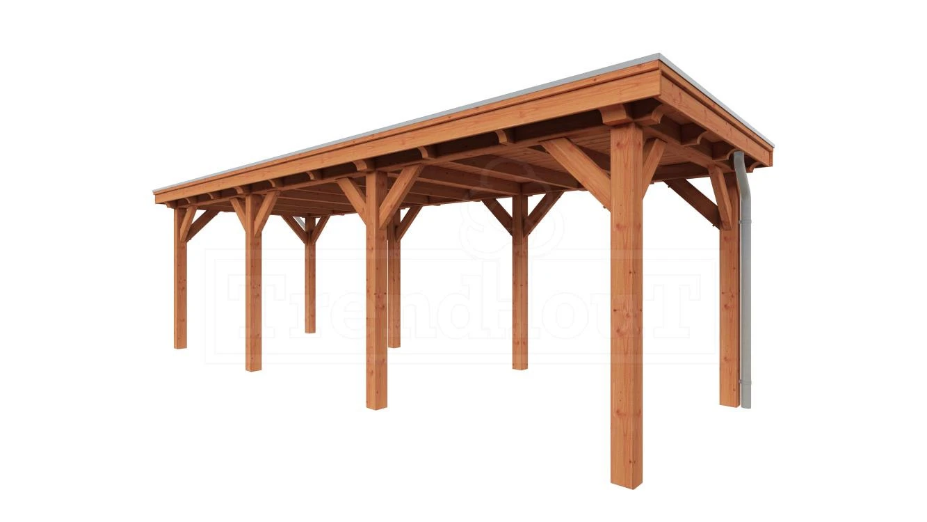 Trendhout Douglas Overkapping Siena 775 x 300 cm - Afbeelding 1