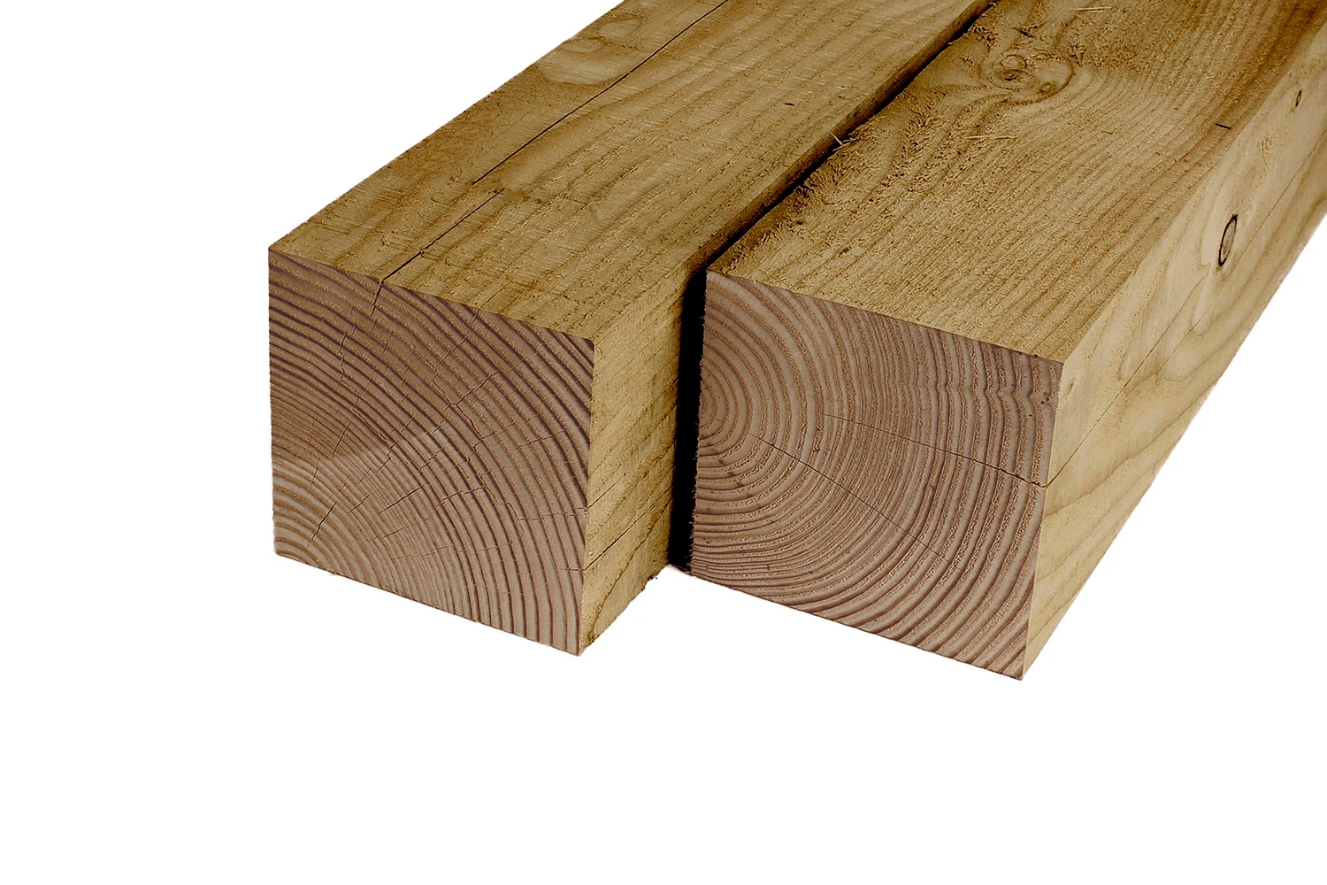 Douglasvision Paal 20 x 20 cm (200 x 200 mm) Geïmpregneerd - Lengte 500 cm - Afbeelding 1