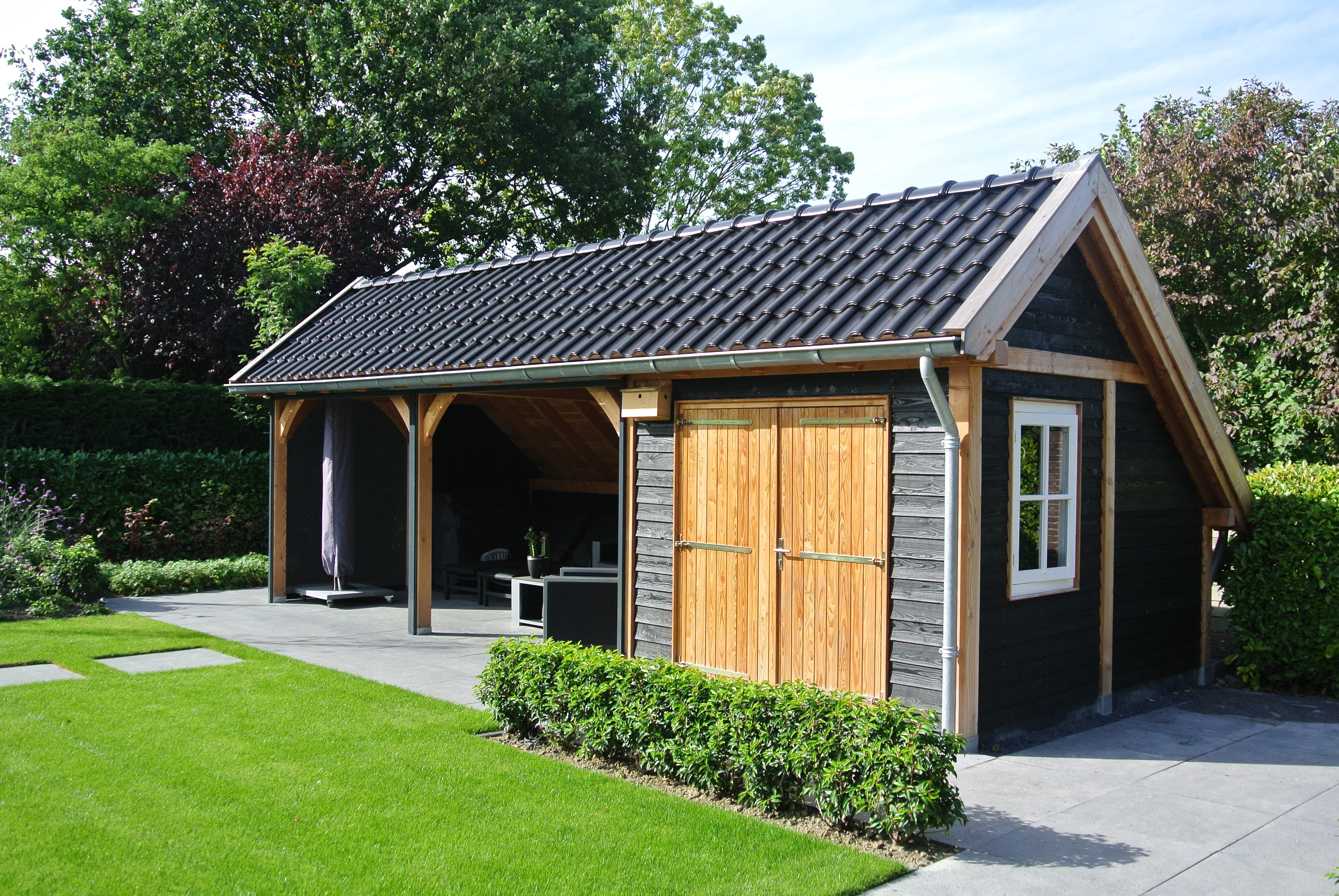 Douglas Zweeds Rabat 2.7 x 19.5 cm (27 x 195 mm) Zwart Gespoten - Lengte 500 cm - Afbeelding 3