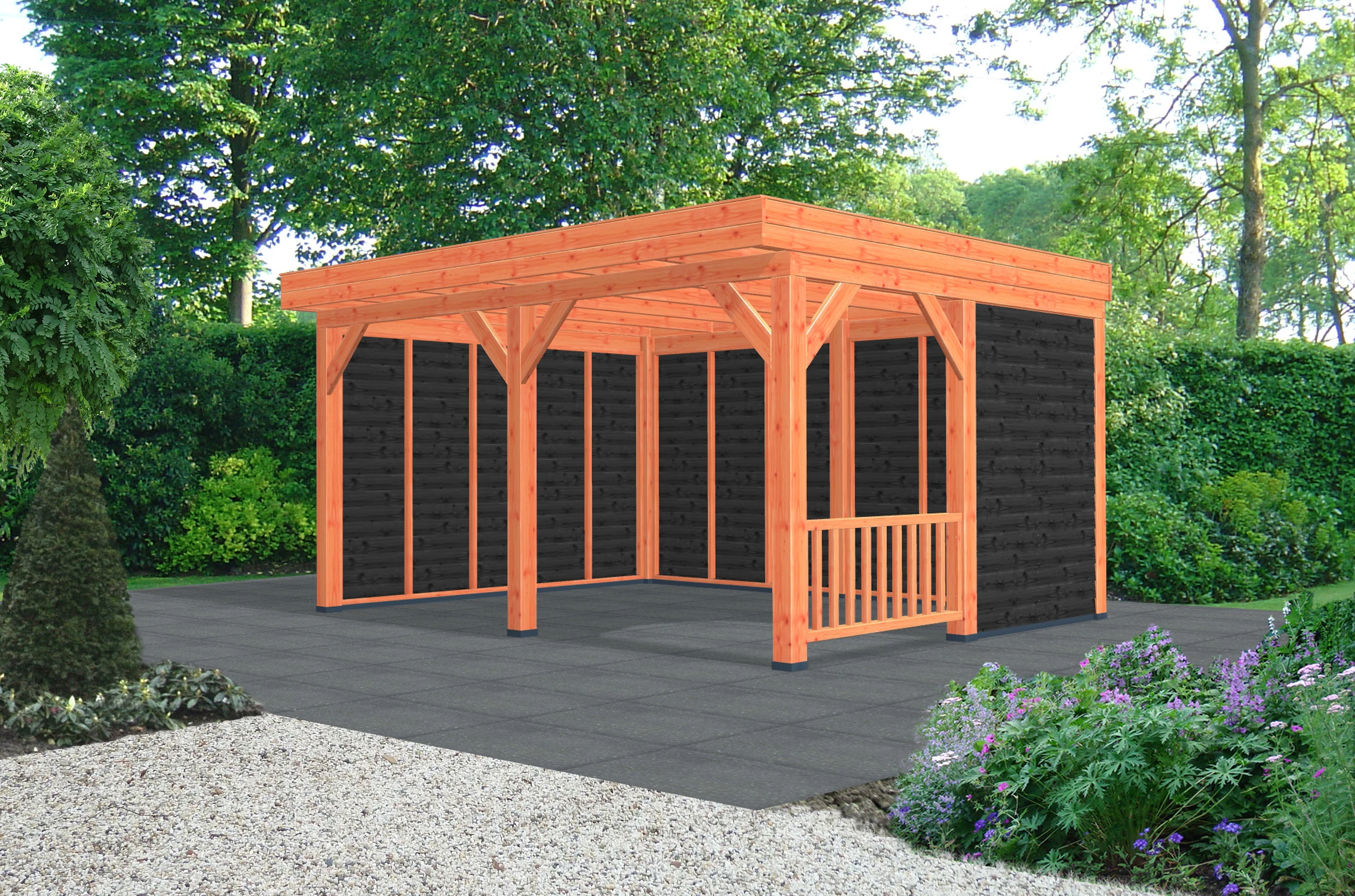 Trendhout Douglas Overkapping Mensa 500 x 400 cm - Afbeelding 2