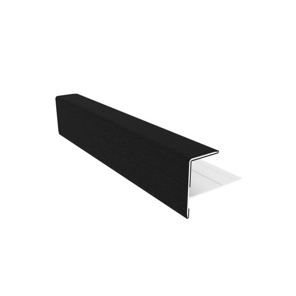 Aluminium Eindprofiel 5 x 5 cm (50 x 50 mm) Zwart - Lengte 300 cm - Afbeelding 1