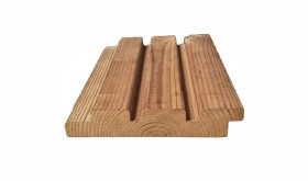 Thermo Grenen Gevelbekleding Design Rabat - Lengte 420 cm - Afbeelding 1