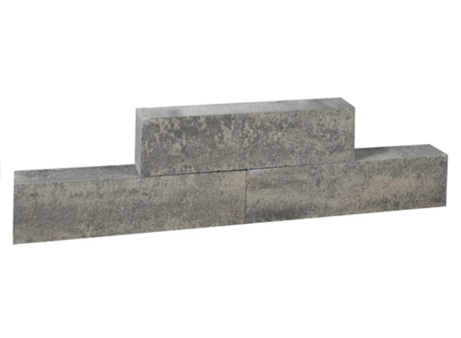 Gardenlux Forto Walling 10 x 10 cm (100 x 100 mm) Grijs/zwart - Lengte 60 cm - Afbeelding 1