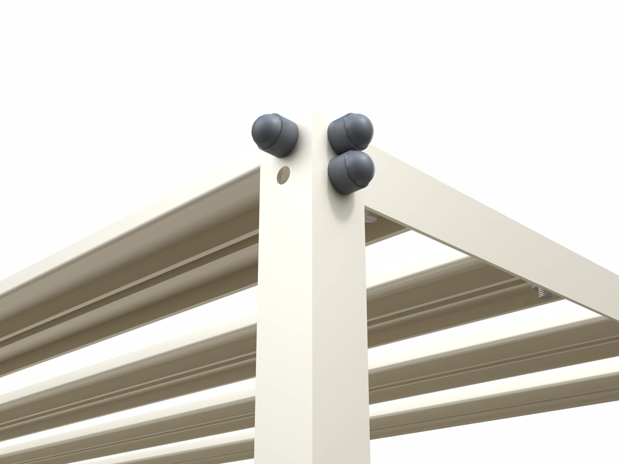 Royal Well Kweektafel Vrijstaand Wit 90 x 165 x 45 cm - Afbeelding 3