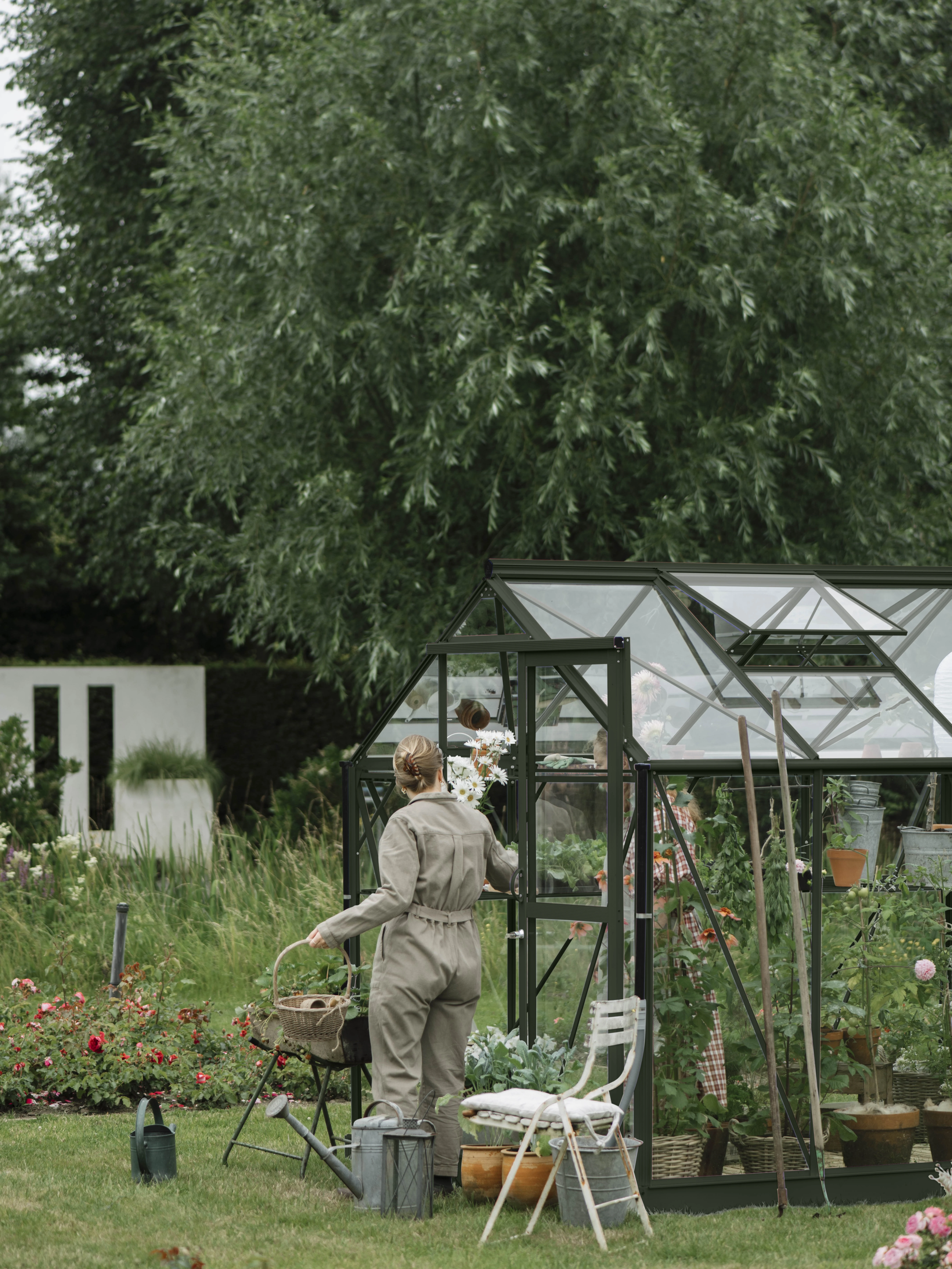 Royal Well Tuinkas Mary III Groengrijs - Afbeelding 1