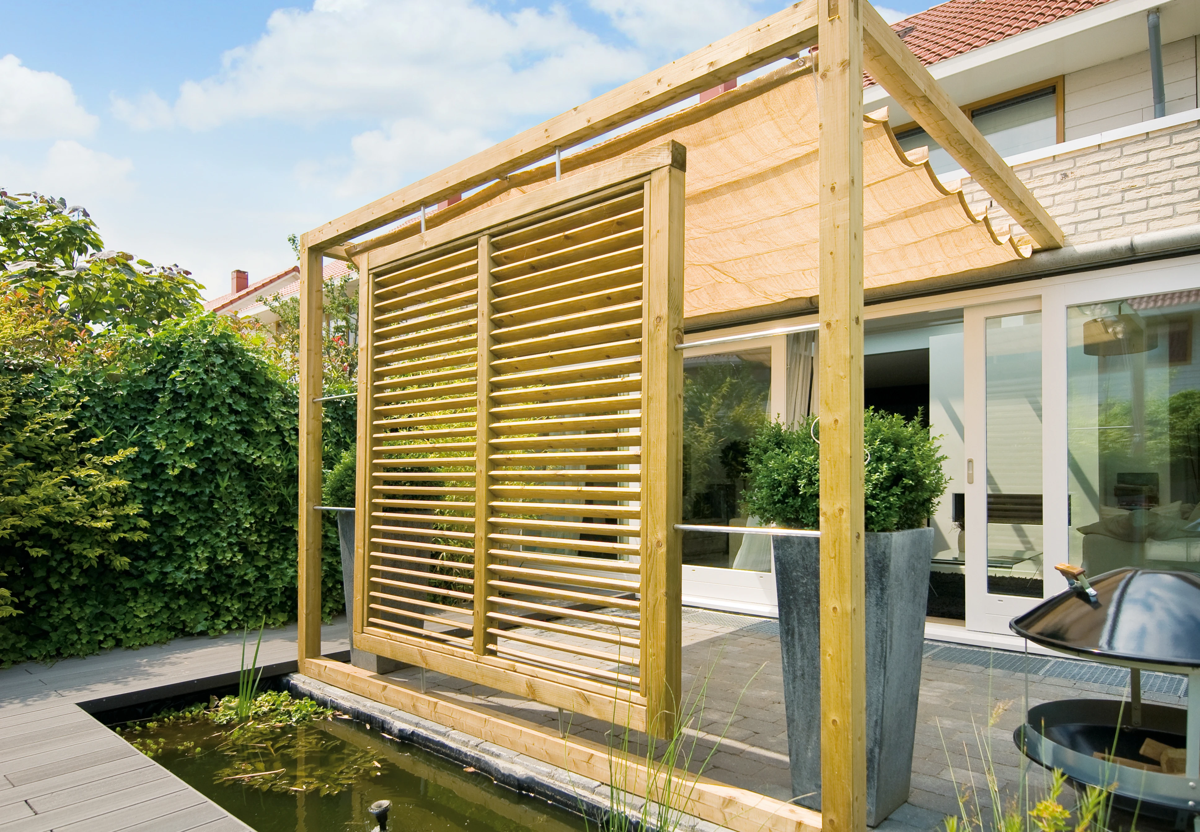 Vuren Shutterscherm Groen Geïmpregneerd 90 x 180 cm - Afbeelding 7