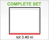 Verzinkte Dakgoot Lessenaarsdak Type 125 Verlengset - Lengte 170 cm - Afbeelding 2