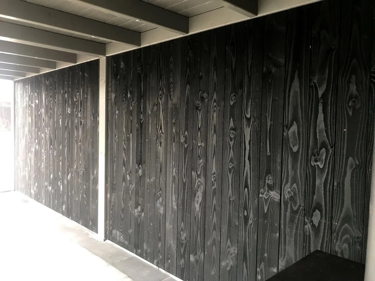 Douglas Sponningplank 1.8 x 19.5 cm (18 x 195 mm) Zwart Gespoten - Lengte 300 cm - Afbeelding 3