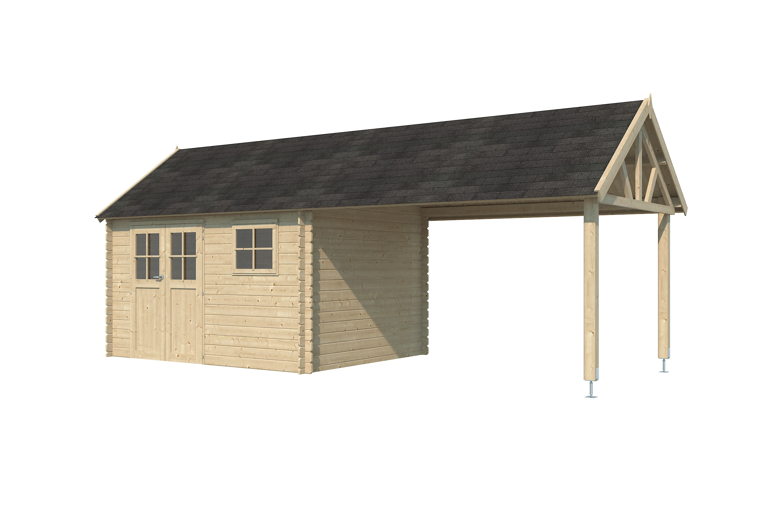 Woodlands Blokhut Gloucester L 760 x 295 cm - Afbeelding 8