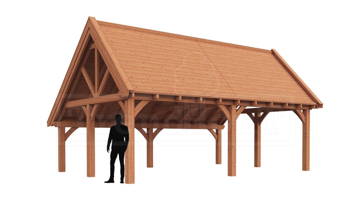 Trendhout Kapschuur De Hofstee XXL 1250 x 595 cm - Afbeelding 5