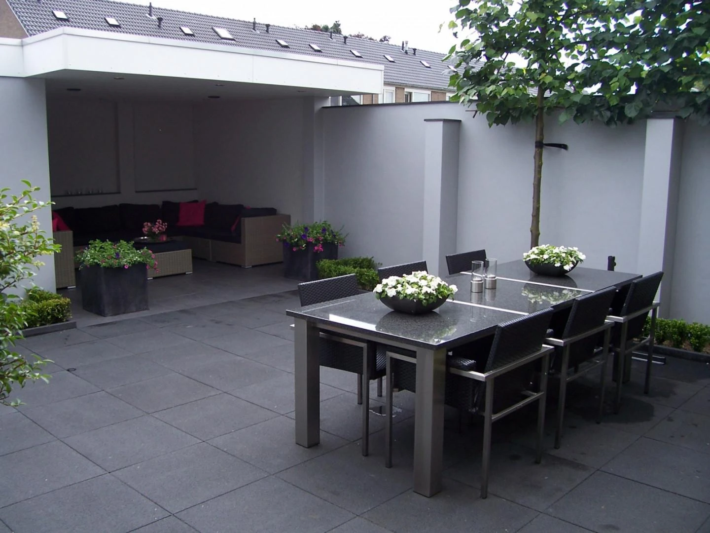 Betontegel Terrasplus Nero 60 x 60 x 4 cm (600 x 600 x 40 mm) - Afbeelding 3