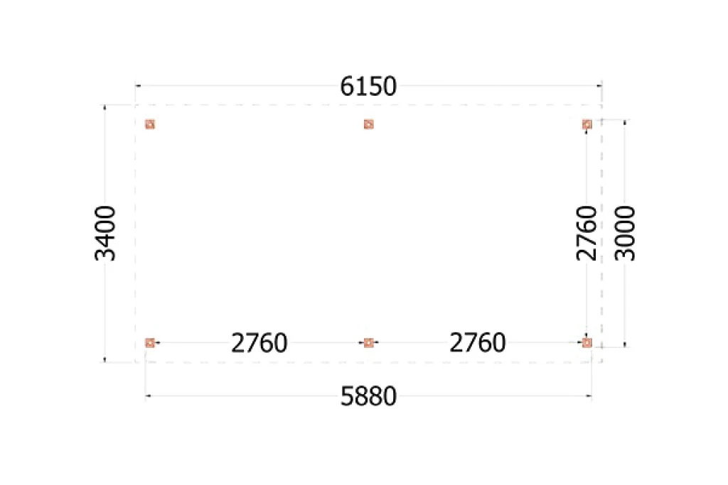 Trendhout Kapschuur De Deel 615 x 340 cm - Afbeelding 2