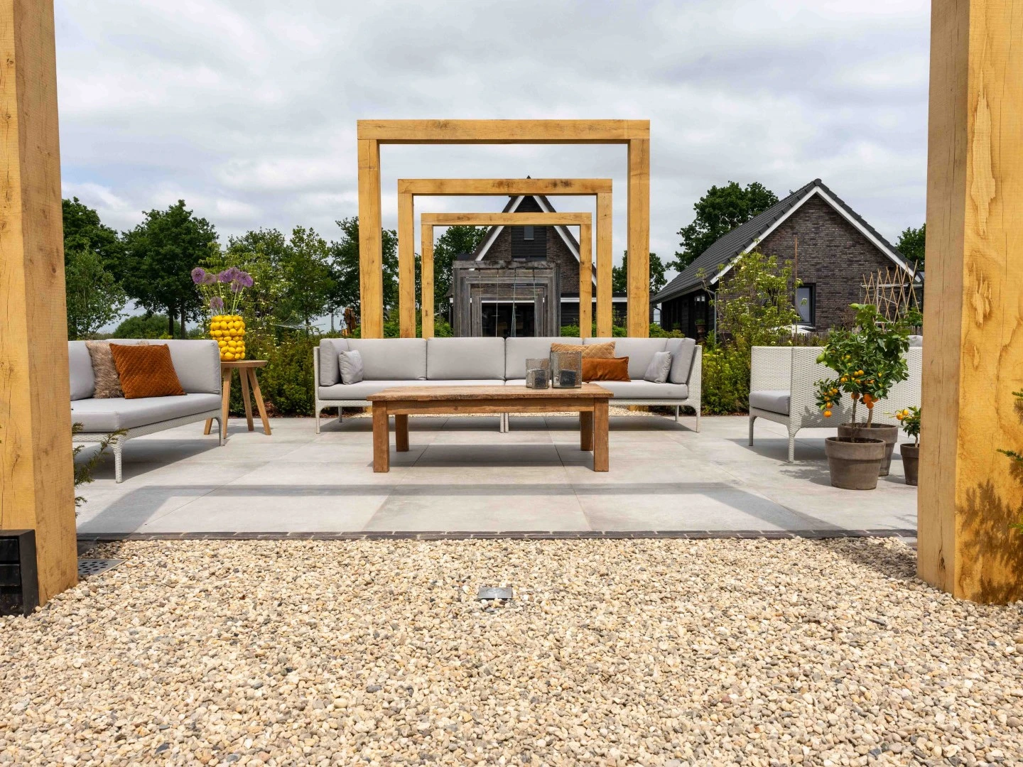 Keramische Tegel Kera Twice Cerabeton Crayon 90 x 90 x 5.8 cm (900 x 900 x 58 mm) - Afbeelding 2