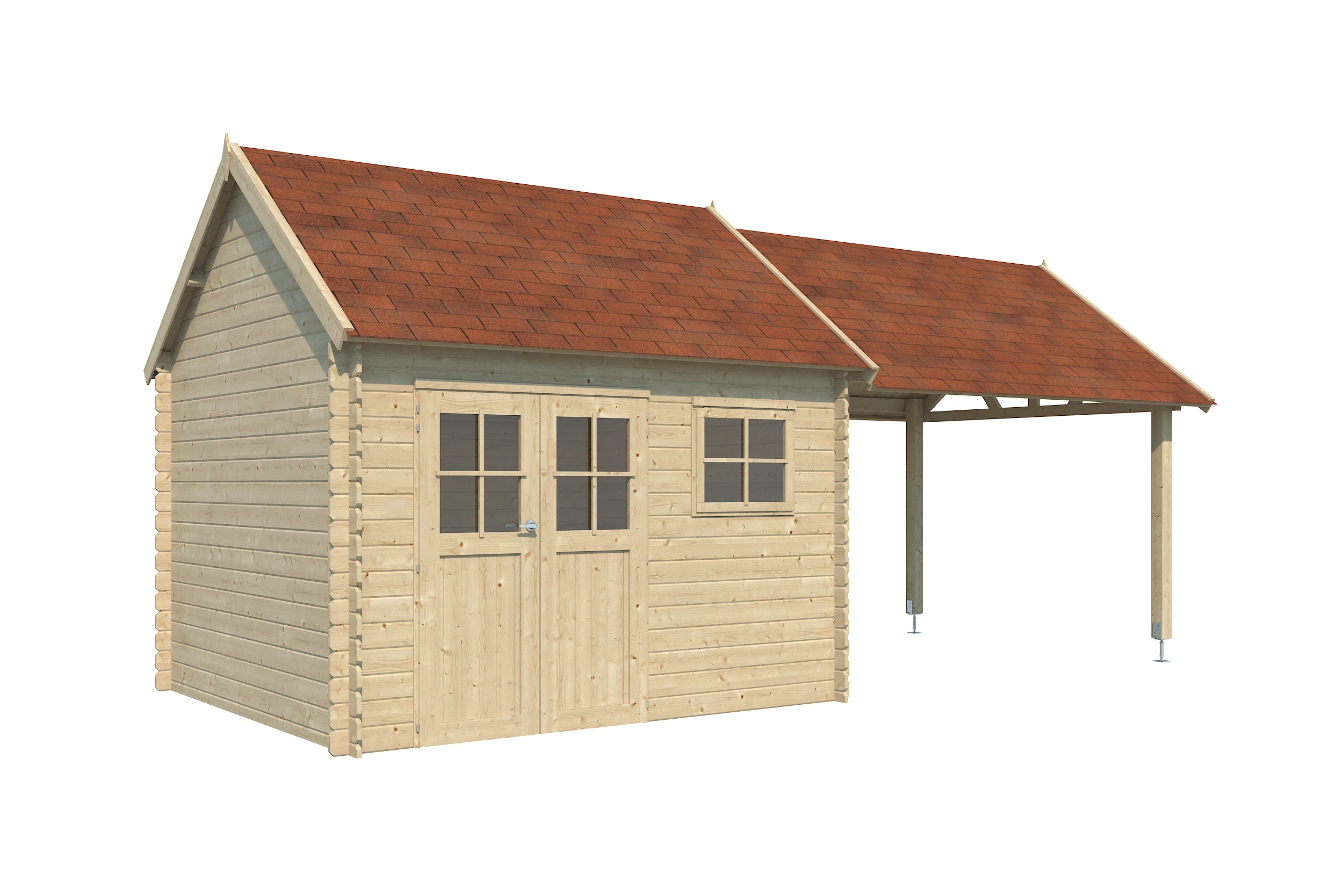 Woodlands Blokhut Coventry XL 720 x 320 cm - Afbeelding 8