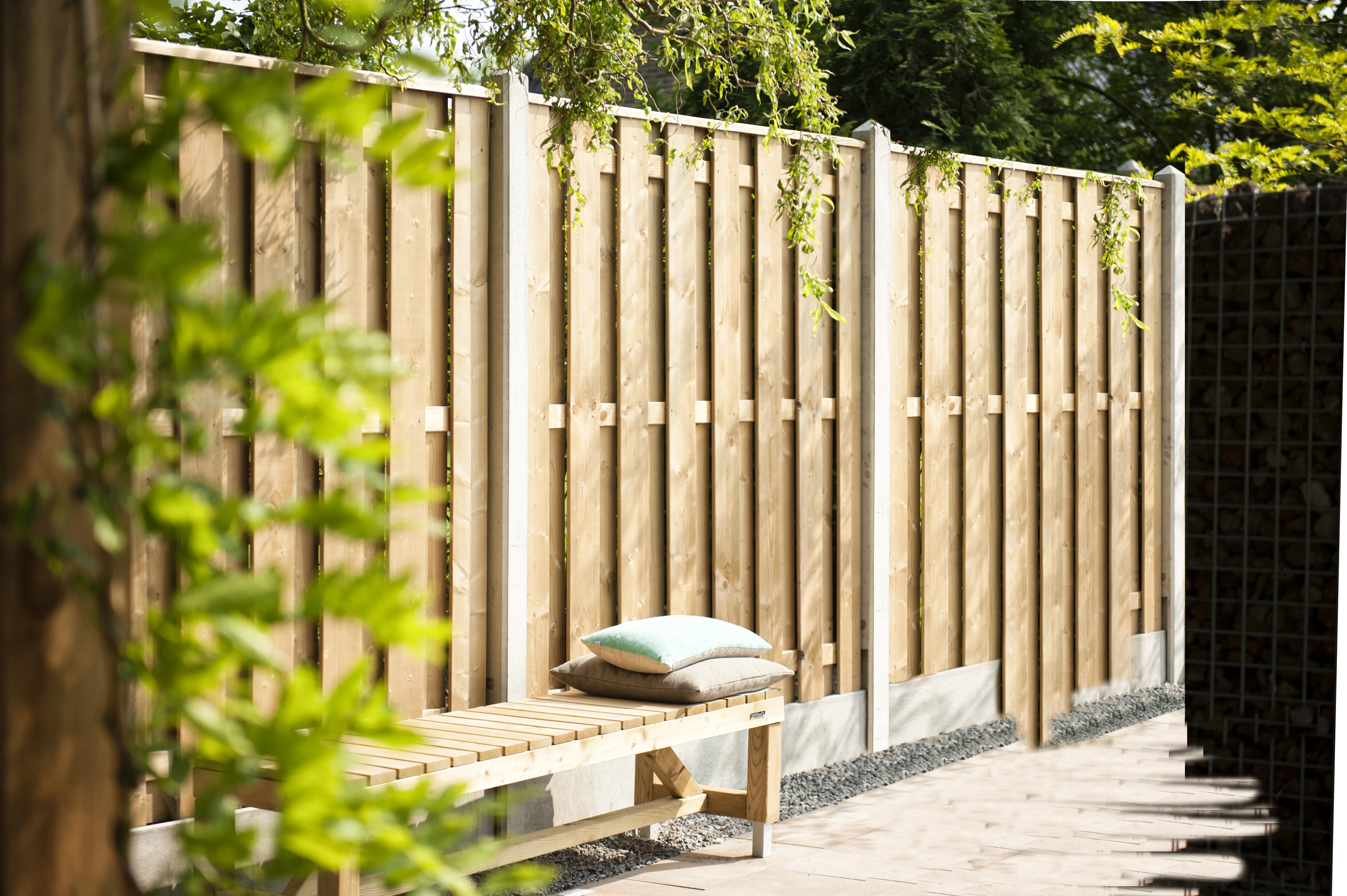 Beton Hoekpaal 10 x 10 cm (100 x 100 mm) Glad met Diamantkop Antraciet Gecoat - Lengte 310 cm - Afbeelding 4