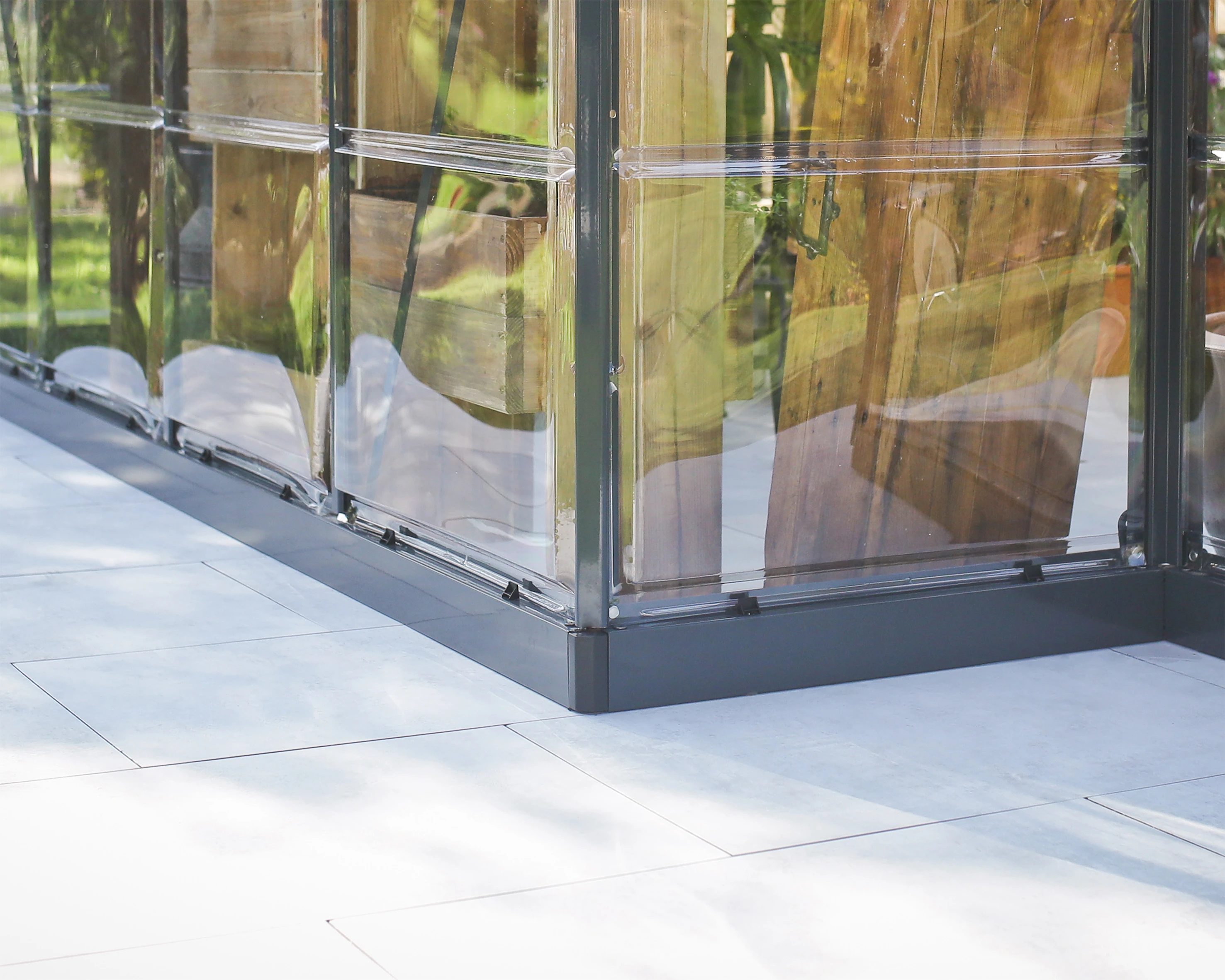 Palram Canopia Tuinkas Victory Antraciet - Afbeelding 6