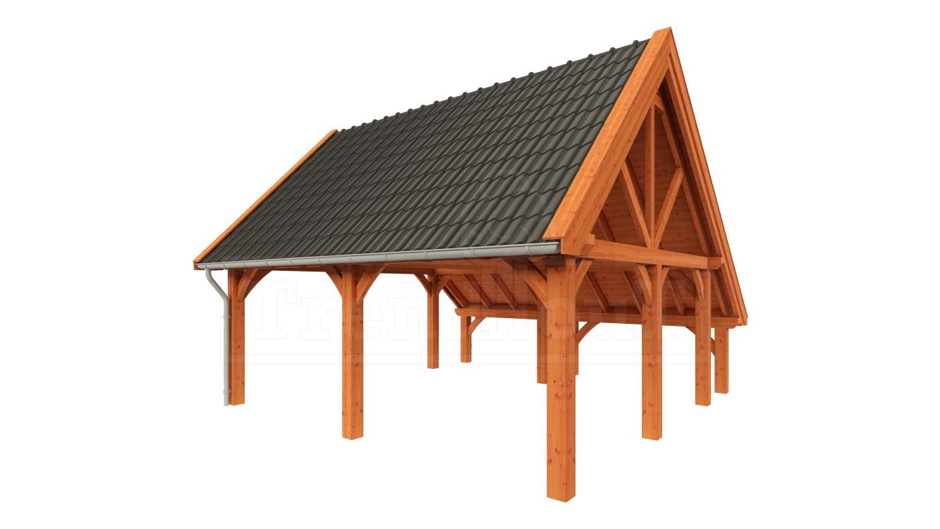 Trendhout Kapschuur De Hofstee XXL 655 x 720 cm - Afbeelding 1