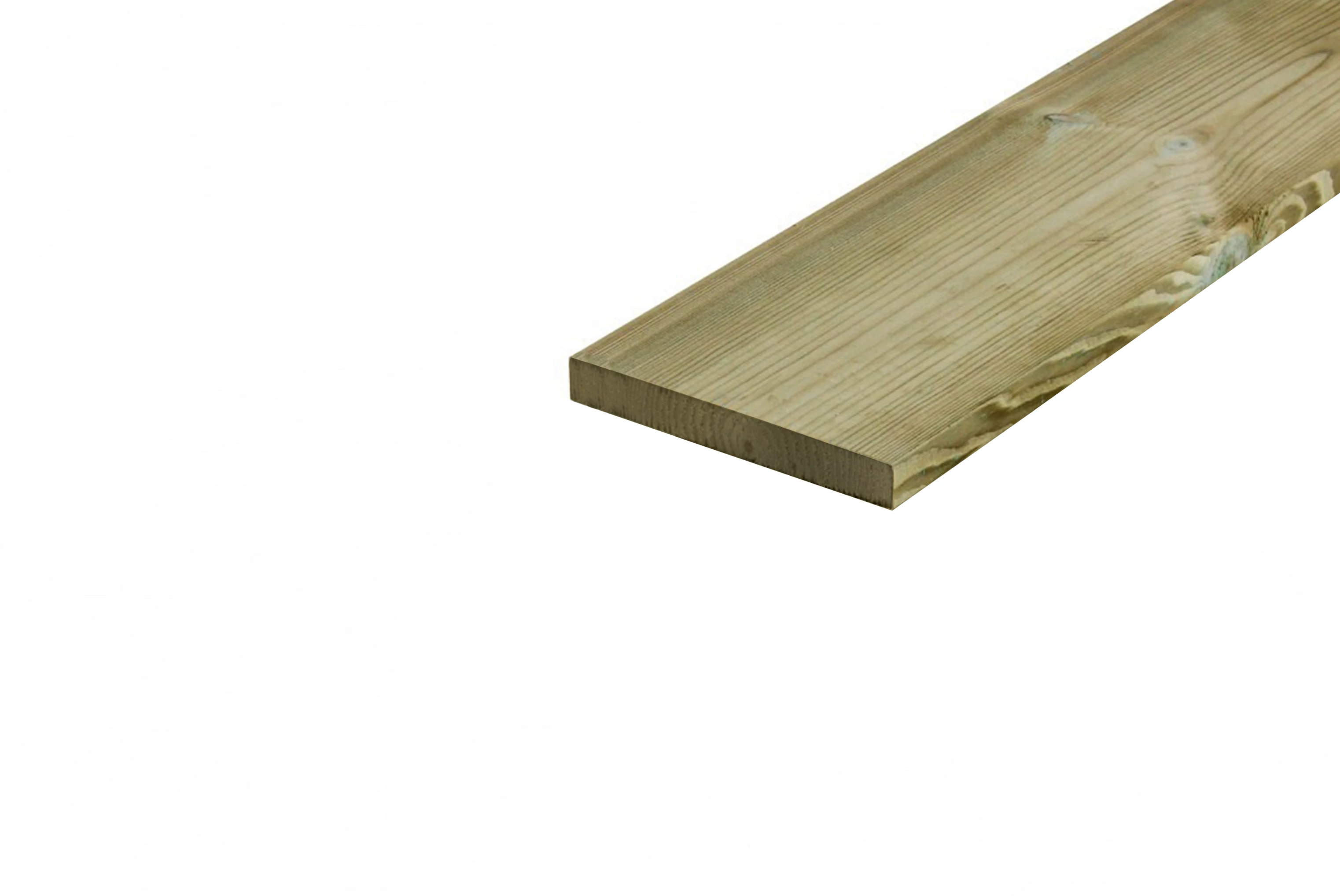 Grenen Plank 1.7 x 14 cm (17 x 140 mm) Geschaafd Geïmpregneerd - Lengte 360 cm - Afbeelding 2