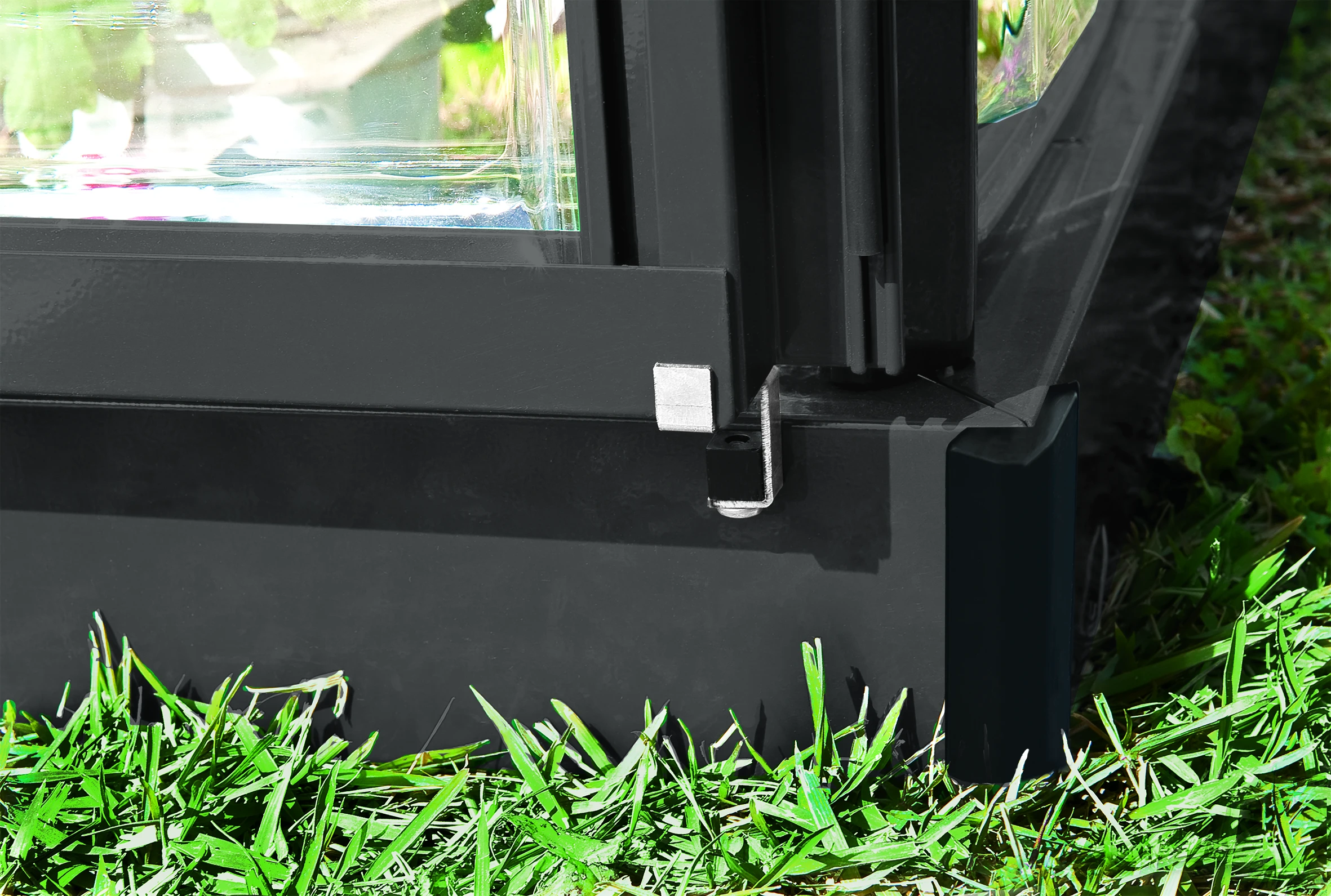 Palram Canopia Tuinkas Hybrid 185 x 246 cm Antraciet - Afbeelding 5