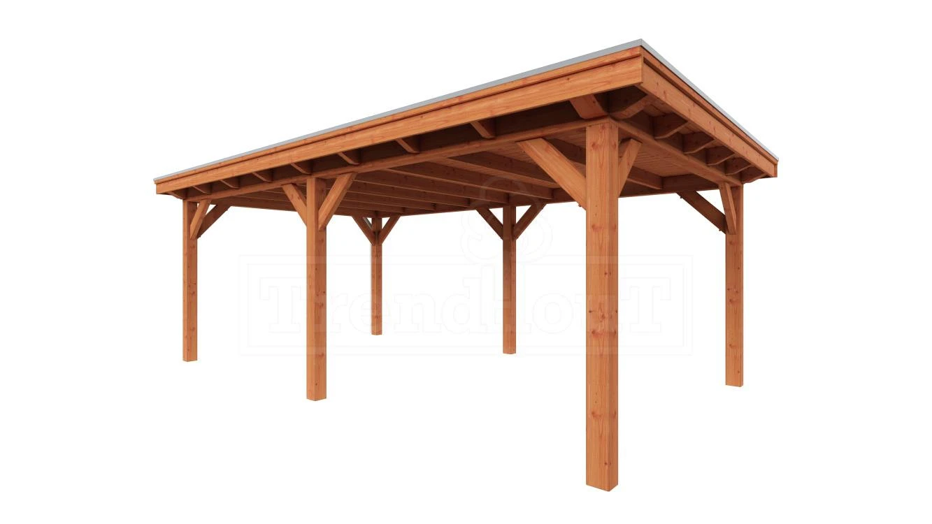 Trendhout Douglas Overkapping Florence 650 x 425 cm - Afbeelding 1