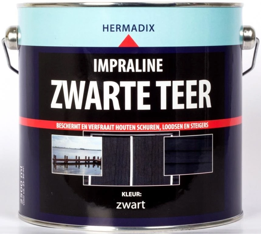 Hermadix Impraline Zwarte Teer 2,5 L - Afbeelding 1