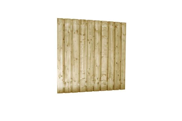 Vuren Schutting 21-Planks Geschaafd Groen Geïmpregneerd 180 x 180 cm - Afbeelding 5
