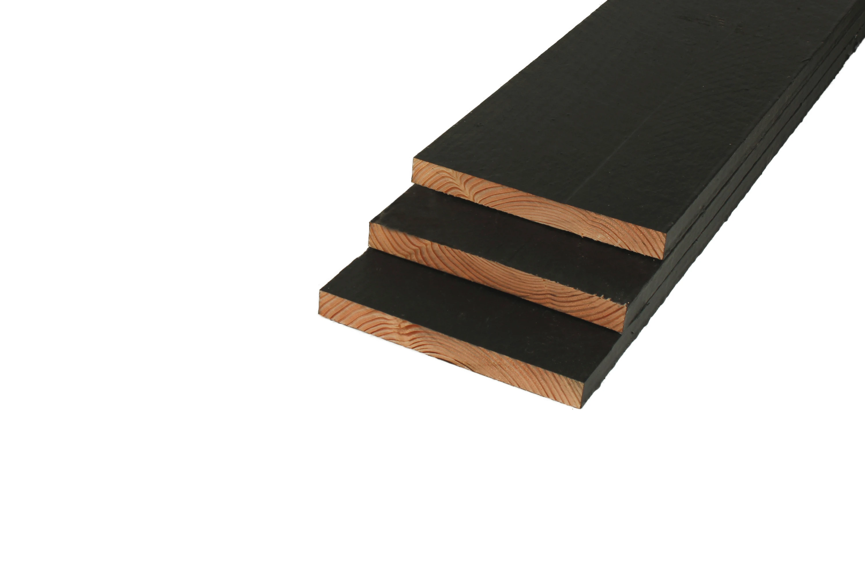 Douglas Potdekselplank 2.2 x 20 cm (22 x 200 mm) Fijnbezaagd Zwart Gespoten - Lengte 400 cm - Afbeelding 3