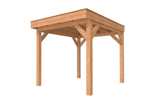 Hillhout Buitenverblijf Plat Dak Premium Douglas 260 x 310 cm - Afbeelding 1