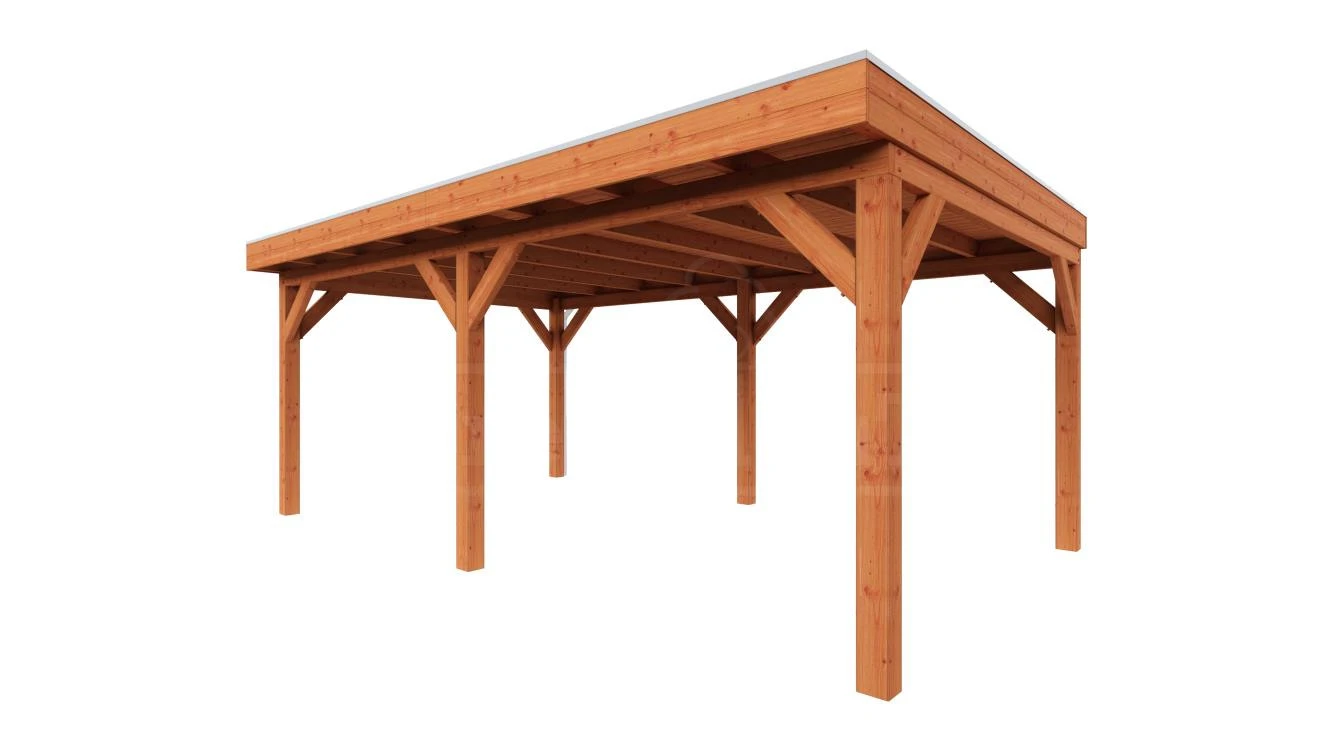 Trendhout Douglas Overkapping Refter 600 x 400 cm - Afbeelding 1