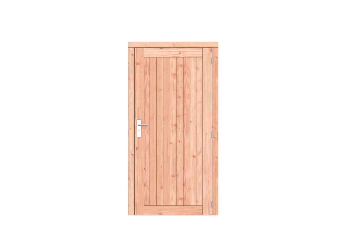 Douglas enkele deur dicht Prestige - 108 x 209 cm - Onbehandeld - Rechtsdraaiend - Afbeelding 1