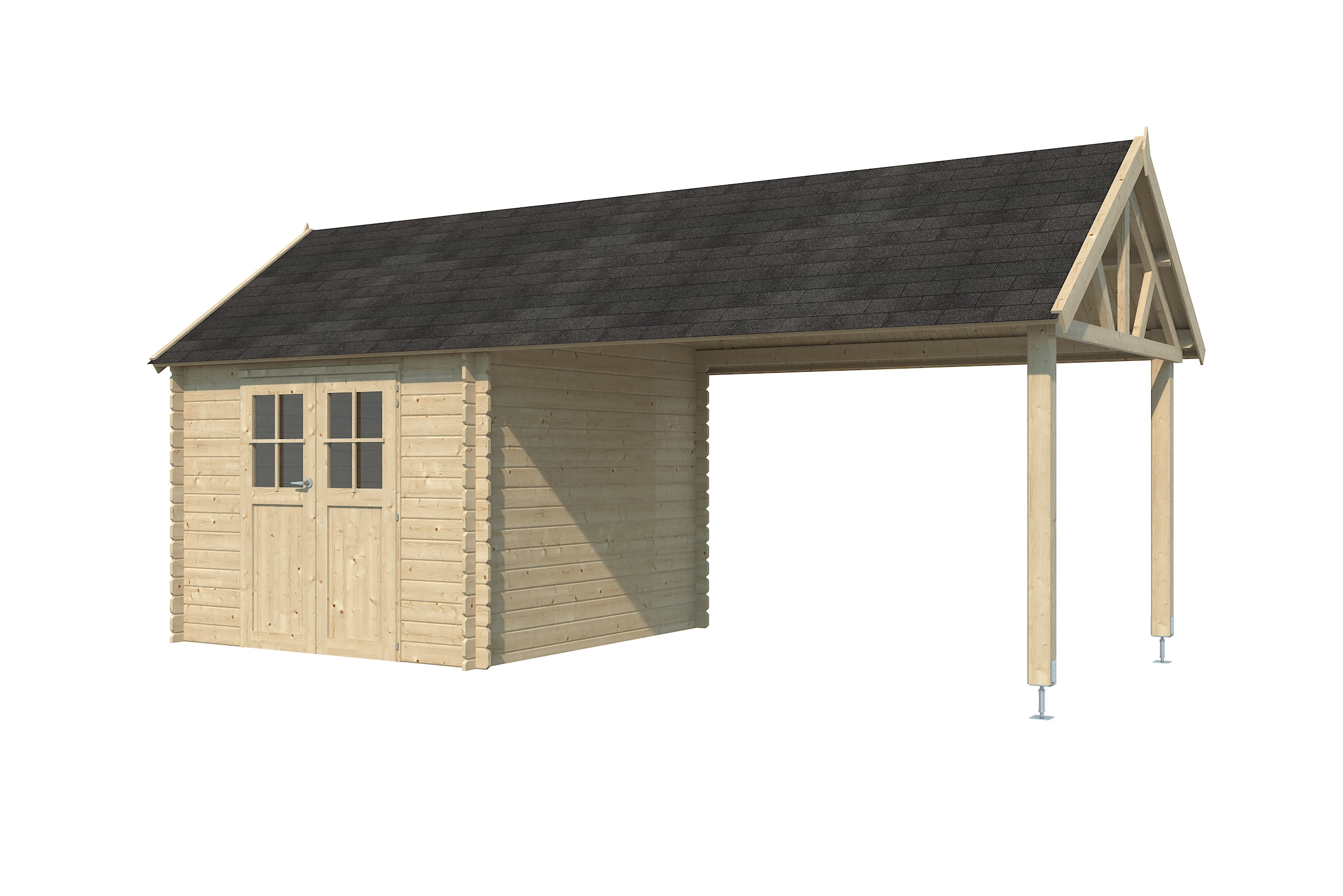 Woodlands Blokhut Gloucester S 670 x 295 cm - Afbeelding 8