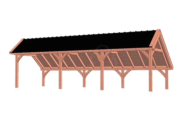 Trendhout Douglas Kapschuur De Hoeve XL 990 x 380 cm - Afbeelding 1