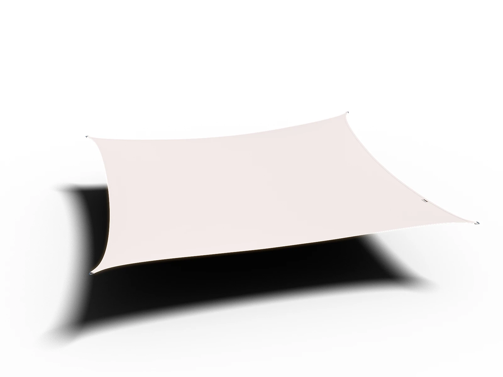 Platinum Schaduwdoek Waterproof Vierkant 400 cm Cream - Afbeelding 1