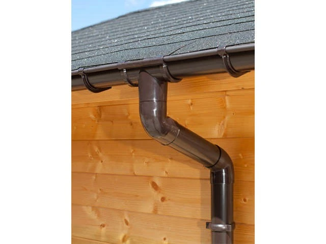 PVC Dakgoot Vijfhoekig Dak GD16 Bruin 12.25-17.5 m - Afbeelding 4