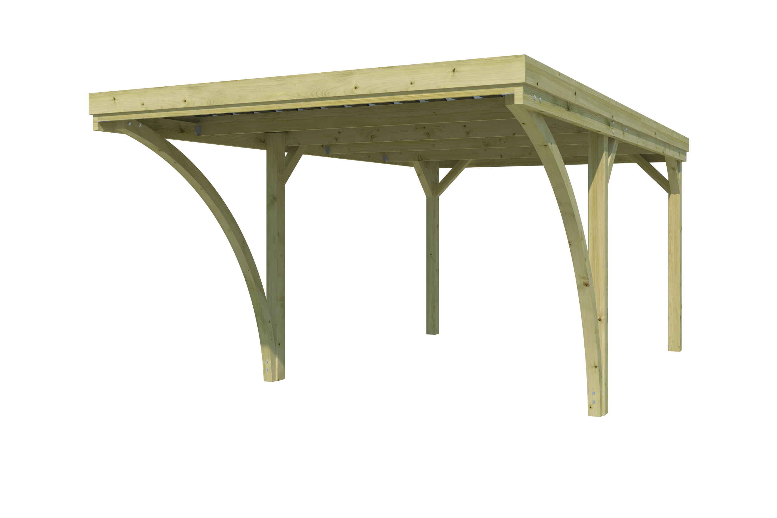 Woodlands Carport Q-Line Lido 307 x 552 cm - Afbeelding 1