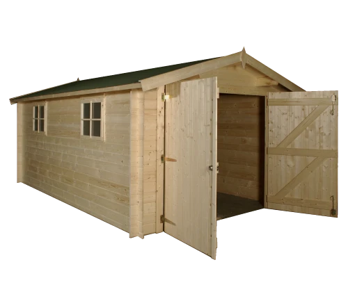 Woodlands Garage Groen Geïmpregneerd 320 x 505 cm - Afbeelding 2