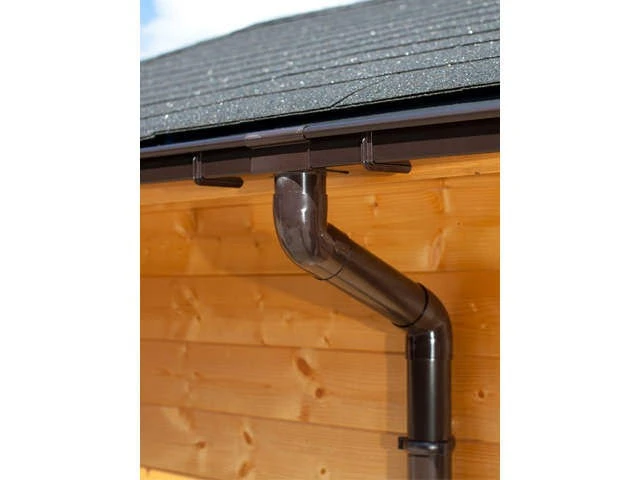 PVC Dakgoot Vierhoekig BG70 Bruin - Afbeelding 3