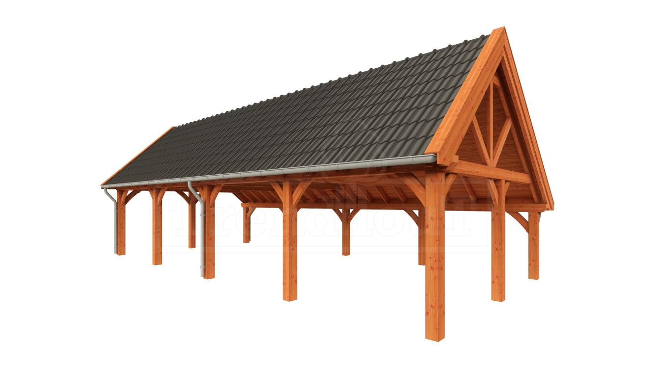 Trendhout Kapschuur De Hofstee XXL 1250 x 595 cm - Afbeelding 1